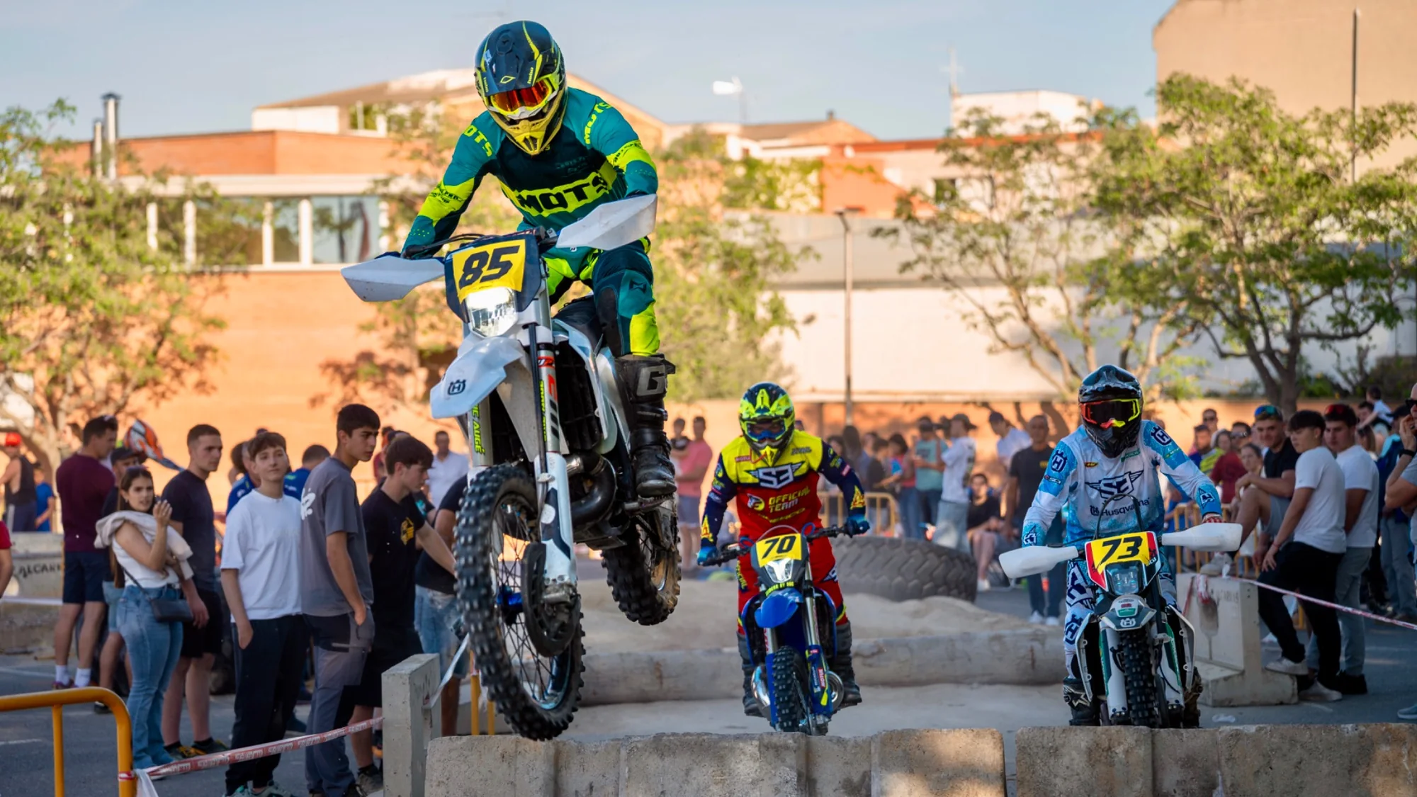 Cobertura de competición de enduro