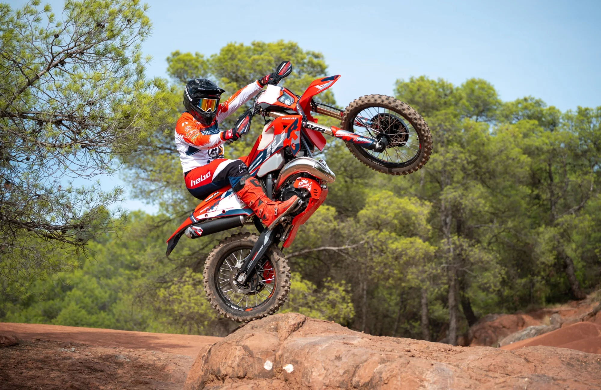 Fotografía editorial de enduro